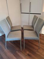 4 nette eetkamerstoelen, Ophalen, Zo goed als nieuw, Grijs, Twee