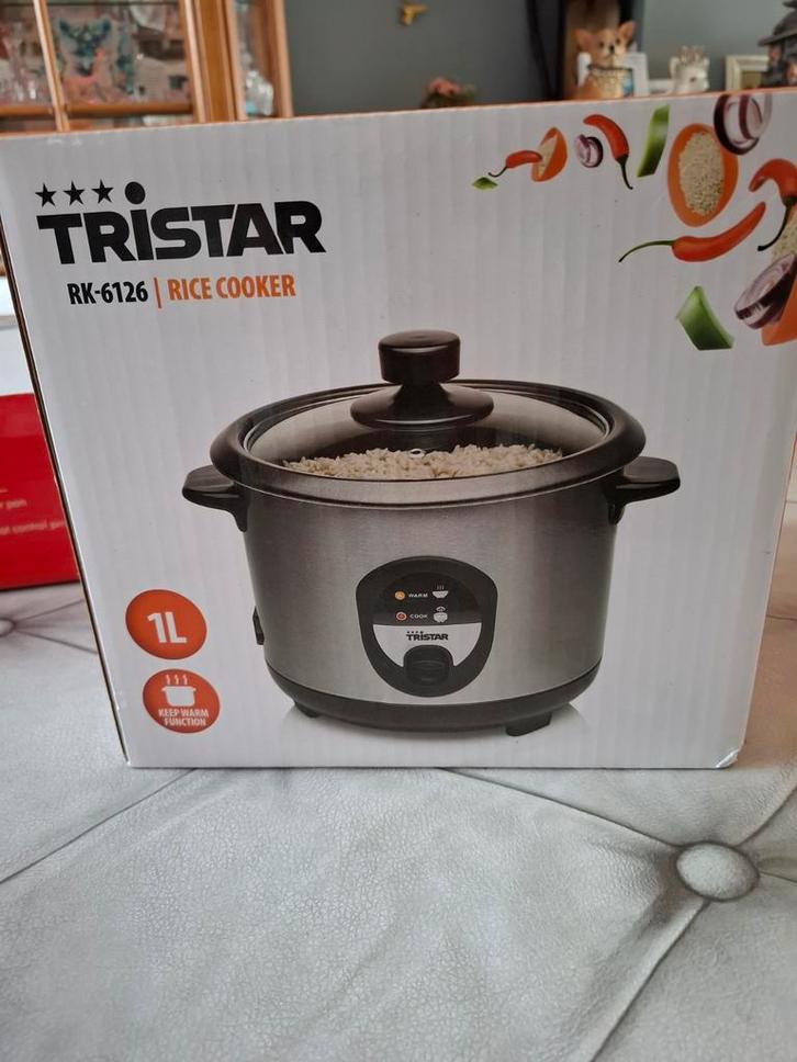 Tristar RK-6126 Rijstkoker - 1L, Witgoed en Apparatuur, Rijstkokers, Nieuw, Vaatwasmachinebestendig, Ophalen of Verzenden