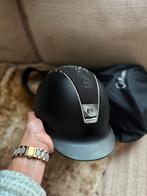 SAMSHIELD SWAROVSKI zwart schaalmaat S 52 53 55 56 cap kep, Dieren en Toebehoren, Paardrijkleding, Ophalen, Cap