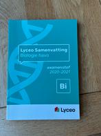 Lyceo samenvatting Havo examen Biologie 2021, Ophalen of Verzenden, Zo goed als nieuw, HAVO, Biologie