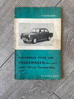 Vraagbaak VW, Volkswagen 1500 Coach, Variant, Karmann Ghia, Ophalen of Verzenden