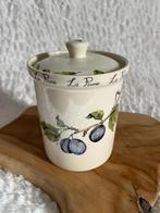Voorraadpot Pruimen Jet ter Steege, Huis en Inrichting, Keuken | Servies, Ophalen, Gebruikt, Overige typen, Overige stijlen
