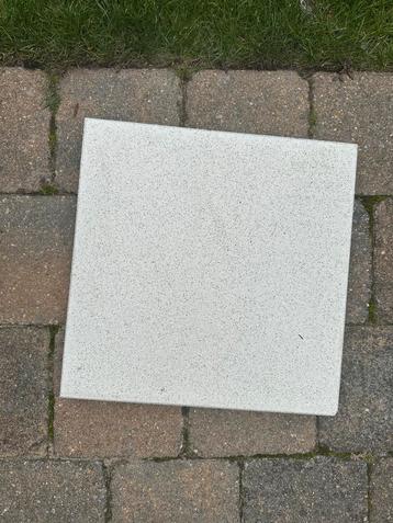 Witte tuintegels voor terras 40 x 40 cm beschikbaar voor biedingen