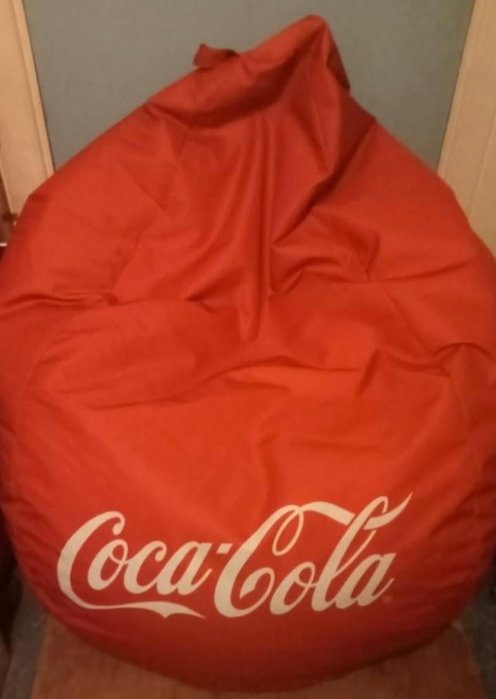 Zitzak merk coca cola, Ophalen of Verzenden