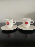 2 Douwe Egberts kop en schotels, Ophalen of Verzenden, Zo goed als nieuw, Overige stijlen, Kop(pen) en/of Schotel(s)