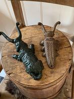 Brocante gietijzeren laarzen uittrekkers, Ophalen of Verzenden