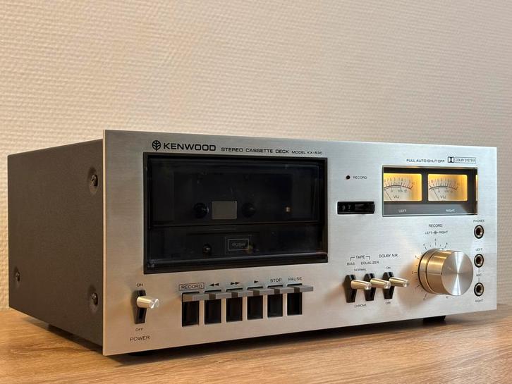 Kenwood KX-530 • Stereo Cassettedeck • VINTAGE 70's, Audio, Tv en Foto, Cassettedecks, Kenwood, Ophalen of Verzenden