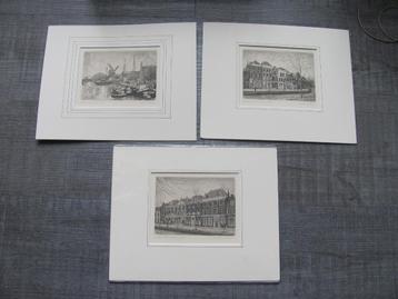 Leiden - 3 nieuwe etsen van Willem Veldhorst beschikbaar voor biedingen