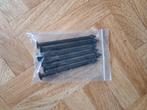 6 zwarte kunststof pennen voor borderrand, Nieuw, Ophalen of Verzenden