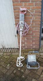 goed werkende gipsmixer en bouwlamp, Ophalen, Gebruikt