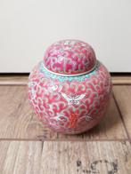 Oud gemberpotje vlinders Chinees porselein, Ophalen of Verzenden