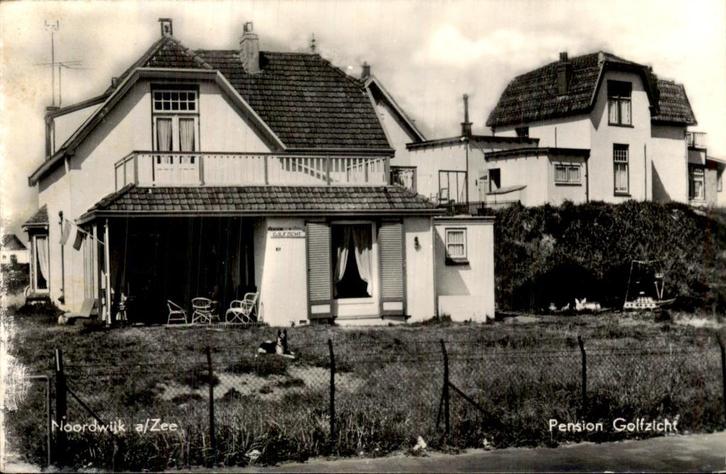 Pension- Golfgezicht, Verzamelen, Ansichtkaarten | Nederland, Gelopen, Zuid-Holland, Voor 1920, Ophalen of Verzenden