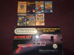 NINTENDO NES Action set met 8 games ZGAN mario Ducktales, Ophalen of Verzenden, Zo goed als nieuw, Met 2 controllers
