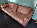 4 zits bank Wilson, leder, oud roze + sierkussen, Ophalen, Gebruikt, 200 tot 250 cm, Vierpersoons of meer