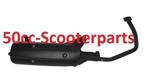 Uitlaat Kymco Agility 12 & 16 Inch New Dink/Sym Orbit 3095, Ophalen of Verzenden, 50cc-Scooterparts, Info@50cc-scooterparts.nl