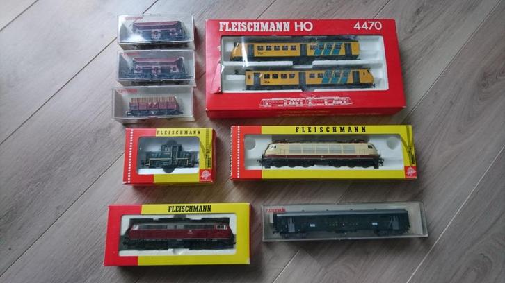 Fleischmann locomotieven en wagens, Hobby en Vrije tijd, Modeltreinen | H0, Zo goed als nieuw, Locomotief, Gelijkstroom, Fleischmann