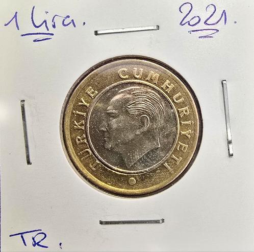 Turkije 1 lira 2021, Postzegels en Munten, Munten | Europa | Niet-Euromunten, Overige landen, Ophalen