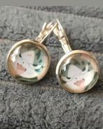 Oorbellen kat, Sieraden, Tassen en Uiterlijk, Oorbellen, Verzenden, Nieuw, Zilver, Hangers