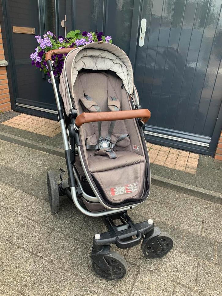 Joolz Geo 2 - grijs, Kinderen en Baby's, Kinderwagens en Combinaties, Gebruikt, Combiwagen, Overige merken, Met reiswieg, Ophalen of Verzenden