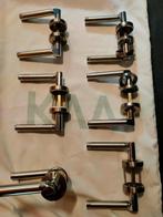 Partij Rvs Deur klinken Deur beslag KARTELL, Doe-het-zelf en Verbouw, Hang- en Sluitwerk, Ophalen, Zo goed als nieuw, Rvs, Klink of Kruk