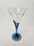 # Luigi Bormioli Martini Glas Blauwe Voet, Ophalen of Verzenden, Gebruikt, Overige typen
