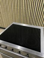 Prachtige Lacanche Inox Blinkend Chroom Keramisch + Friteuse, Witgoed en Apparatuur, Fornuizen, Magnetron, 60 cm of meer, Keramisch