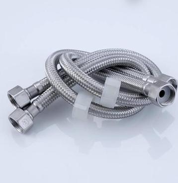 Doucheslang RVS 15cm - Hoekventiel Connector beschikbaar voor biedingen