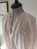 Patrizia Pepe Creme Blouse - Maat 36, Beige, Ophalen of Verzenden, Zo goed als nieuw, Patrizia Pepe