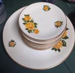 antieke borden 1 groot 8 kleineren Hartporzellan Germany, Ophalen