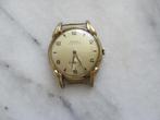 Vintage heren horloge mechanisch merk Exactus Ancre, Sieraden, Tassen en Uiterlijk, Overige merken, Gebruikt, Staal, Polshorloge