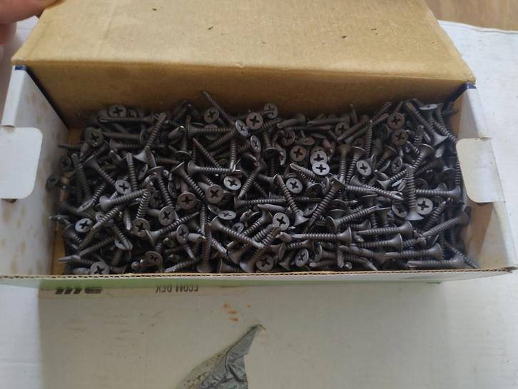 Gipsplaatschroeven - 700+ stuks, Doe-het-zelf en Verbouw, Hang- en Sluitwerk, Gebruikt, Overige typen, Overige materialen, Ophalen of Verzenden