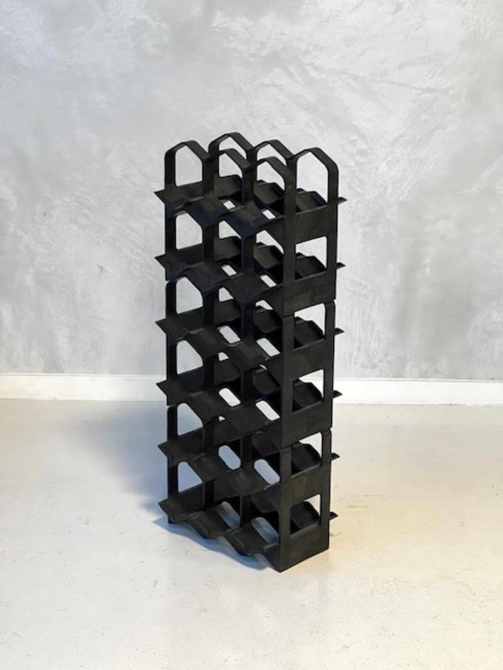 Ornapress wijnrek vintage design retro wijnhouder wine rack, Huis en Inrichting, Woonaccessoires | Wijnrekken, Gebruikt, 75 cm of meer
