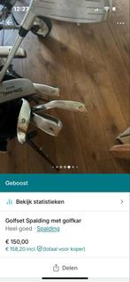 Spalding Golfset Compleet met Tas & Kar, Ophalen of Verzenden, Gebruikt, Set, Overige merken