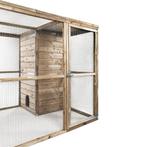 Houten Konijnenren Iris met nachthok, 110 cm of meer, Nieuw, Ophalen of Verzenden, 90 cm of meer