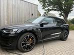 Audi e-tron 55 Quattro B&O S-interieur 2019 Zwart, Auto's, Audi, Automaat, 1800 kg, Zwart, 43 €/maand