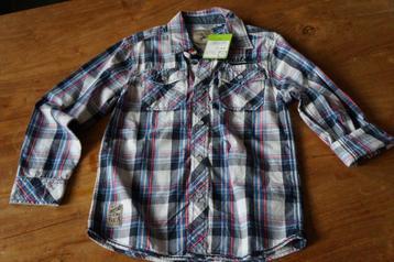 Nieuw! blouse blauw/rood geruit (122) Palomino beschikbaar voor biedingen