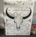 Canvas Schilderij Skull, Huis en Inrichting, Woonaccessoires | Schilderijen, Tekeningen en Foto's, Ophalen of Verzenden, Zo goed als nieuw