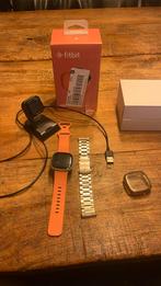 Fitbit versa 3, Sieraden, Tassen en Uiterlijk, Smartwatches, Ophalen, Zo goed als nieuw, Zwart, Android