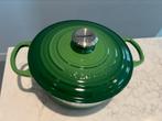 Nieuwe Le Creuset Bamboo 24 cm inhoud 4,2 liter, Huis en Inrichting, Keuken | Potten en Pannen, Gietijzer, Nieuw, Ophalen of Verzenden