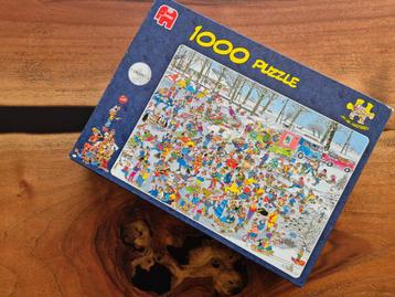 Jan van Haasteren Op Glad Ijs - 1000 stukjes beschikbaar voor biedingen