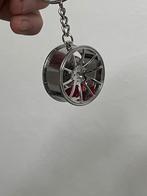 SLEUTELHANGER AUTO VELG, Ophalen of Verzenden, Zo goed als nieuw, Zilver, Overige materialen