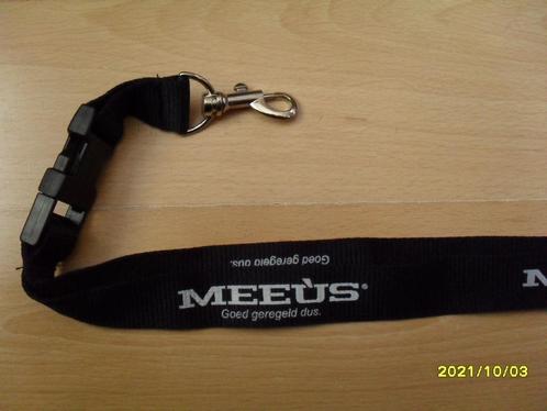 NIEUW Keycord Van Meeus. Donkerblauw., Verzamelen, Sleutelhangers, Nieuw, Overige typen, Ophalen of Verzenden
