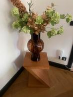 Houten Z-vorm Bijzettafel, Minder dan 55 cm, Gebruikt, Overige vormen, Hout