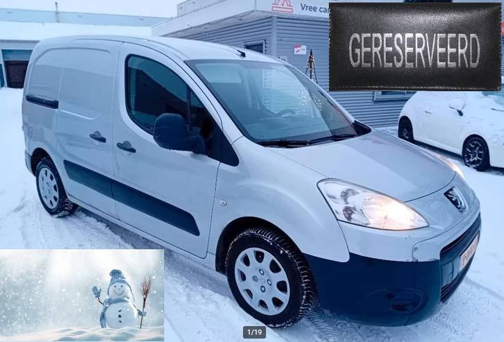 Peugeot Partner 1.6 benzine!! grijs kenteken bouwjaar 2008, Auto's, Bestelauto's, Bedrijf, ABS, Airbags, Boordcomputer, Centrale vergrendeling