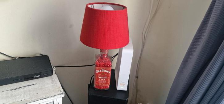 Te koop zelf gemaakte lampen van jack daniels flessen., Hobby en Vrije tijd, Overige Hobby en Vrije tijd, Zo goed als nieuw, Ophalen of Verzenden