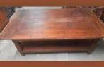 Oud eiken salontafel, Ophalen, 100 tot 150 cm, 50 tot 75 cm, 50 tot 100 cm
