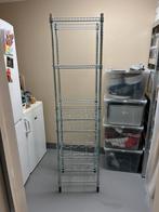 Metalen opbergrek/flessenrek (Ikea omar), Ophalen, Gebruikt