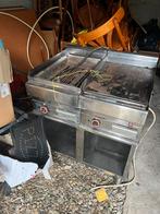 Steengrill gas en plaatgrill stroom, Witgoed en Apparatuur, Ophalen of Verzenden, Gebruikt, Steengrill