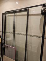 Douchewand hoek, Ophalen, Gebruikt, 80 tot 100 cm, Binnendeur