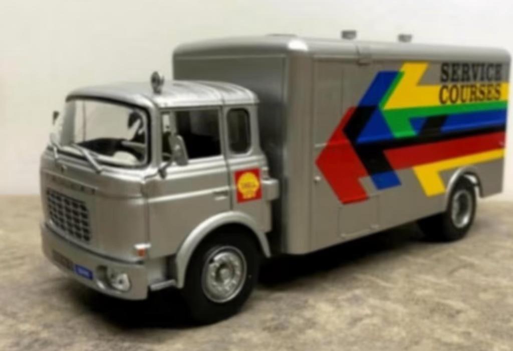 BERLIET GBK 6 Fourgon SHELL Service 1/43 serie Berliet # 82, Verzenden, Nieuw, Bus of Vrachtwagen, Overige merken